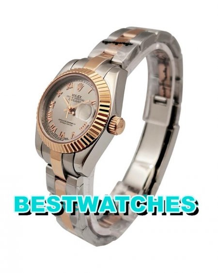 Cheap AAA Rolex Replica Best China Replica Lady-Datejust 179171 - 26 MM