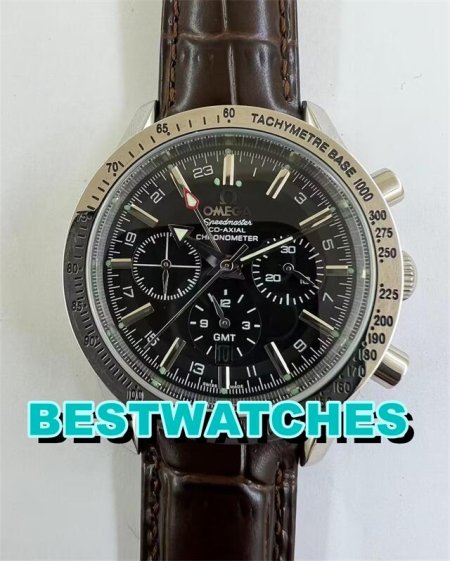 AAA Omega Replica Watches Speedmaster GMT 3881.50.37 - 40 MM